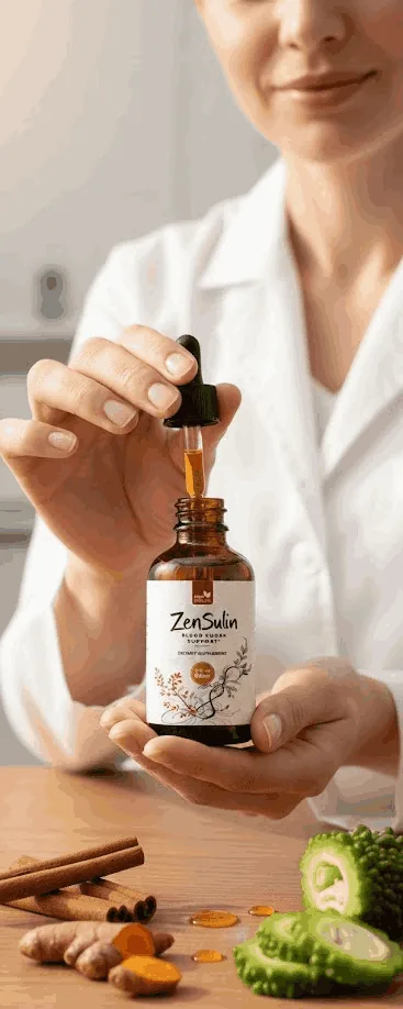 ZenSulin botanical wellness liquid with plant ingredients